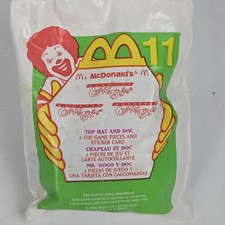 McDonald  s 2000 Happy Meal Toys Monster Crazy Bones 11 Top Hat and Dog NIP-1621