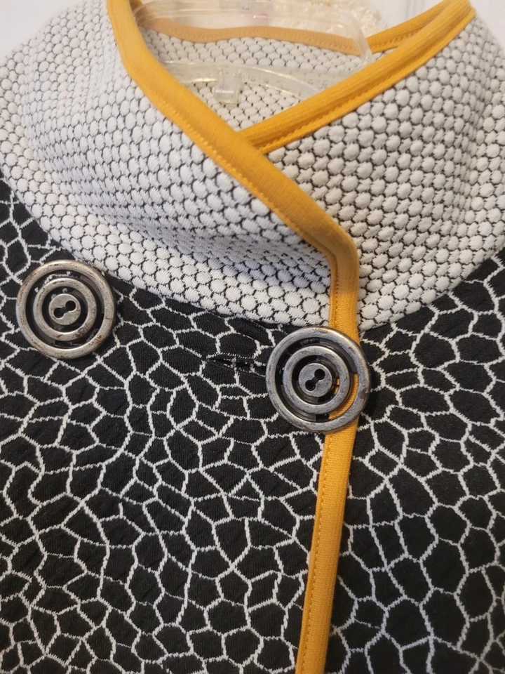 IC by Connie K Talla M Poncho Capa Suéter Mujer Lagenlook Arte para Usar Foto 2 de 4