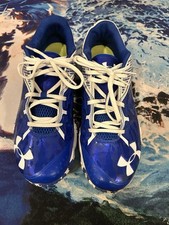Under Armour Deception Turf Shoes: Blue Camo Size 11 - Great Condition 