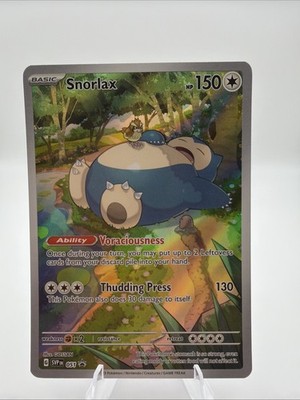 Snorlax Illustration Rare BLACK STAR PROMO card (#SVP051) [NM] HOLO