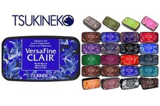 Tsukineko Versafine Clair Ink Pads - Assorted Colours 9 x 5.5 x 2.25cm 