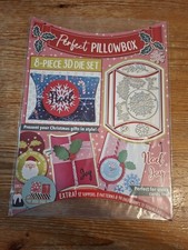Perfect Pillowbox 8 Piece Die Set And Die Cutting Essentials Magazine Brand New