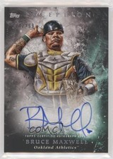 2018 Topps Inception Rookie and Emerging Stars 174/299 Bruce Maxwell Auto fm0
