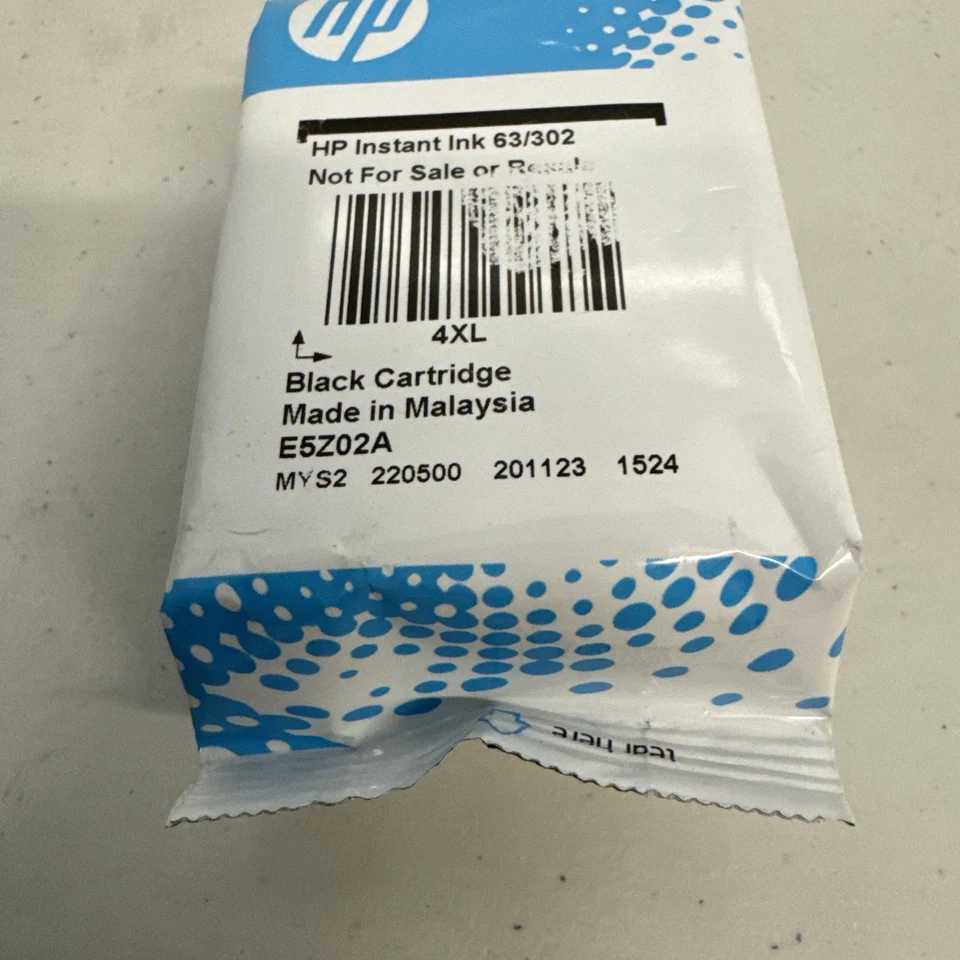 hp instant ink 63/302 Open Box - versiegelt - Bild 3 von 4