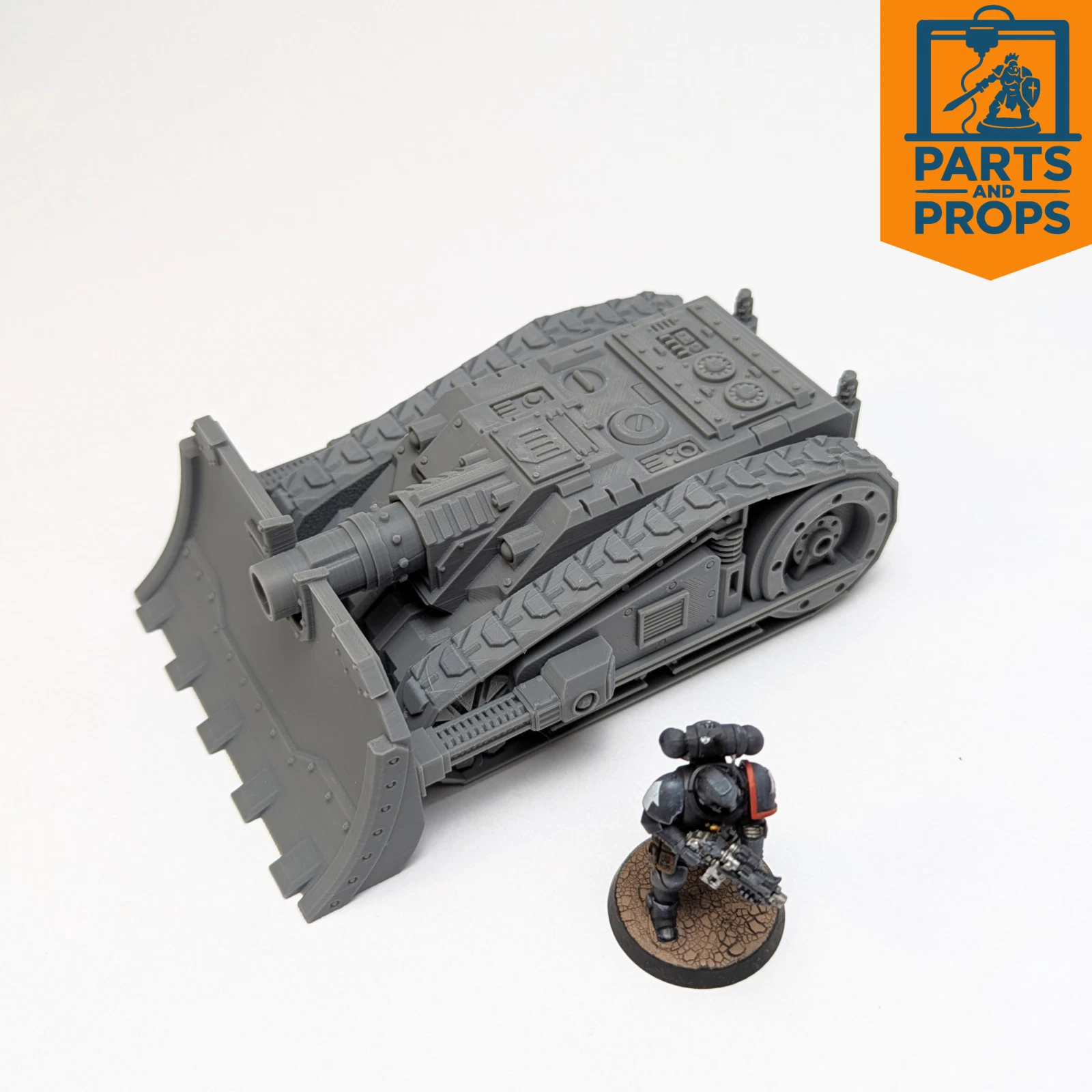 Imperial Marine Tank Demolisher for Grimdark Scifi 28mm Tabletop Wargaming - photo 5