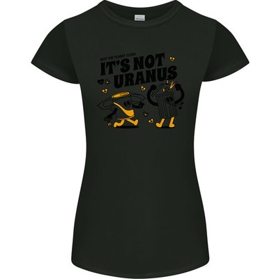 Es Ist Nicht Uranus Lustig Climate Change Damen Petite Schnitt T-Shirt