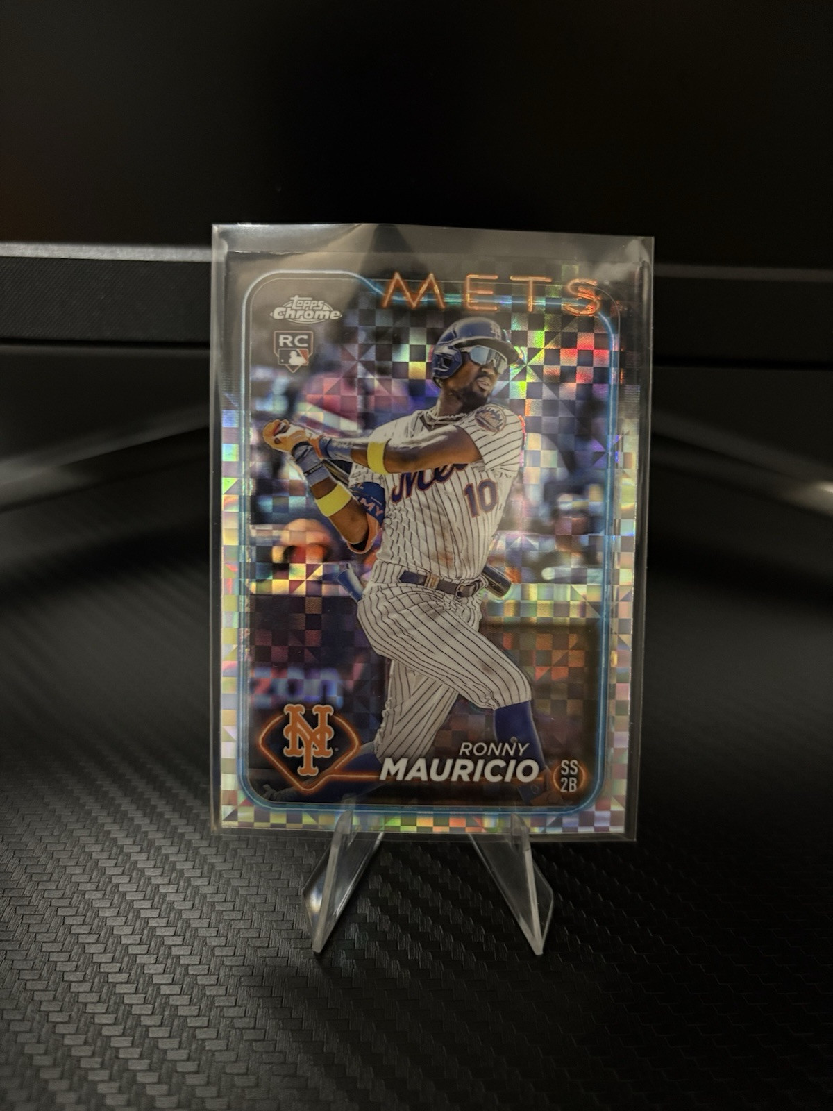 2024 Topps Chrome - X-Fractor #28 Ronny Mauricio (RC)