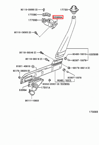 Genuine Toyota LandCruiser HZJ71 HZJ70 HJ75 HJ61 Air Cleaner Inlet Bracket Pad - Picture 7 of 17
