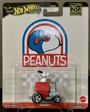 Hot Wheels Premium 2025 Pop Culture Peanuts Snoopy Diecast Car. Real Riders 