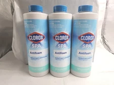 (3 Set) Clorox Spa Antifoam Bottle 32 Oz Pool & Spa Water Treatment LOT