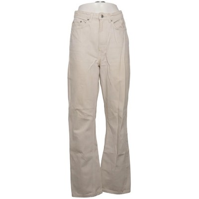 Weekday, Jeans, Größe: 28/32, Rowe Extra High Straight Jeans, Beige #fXv