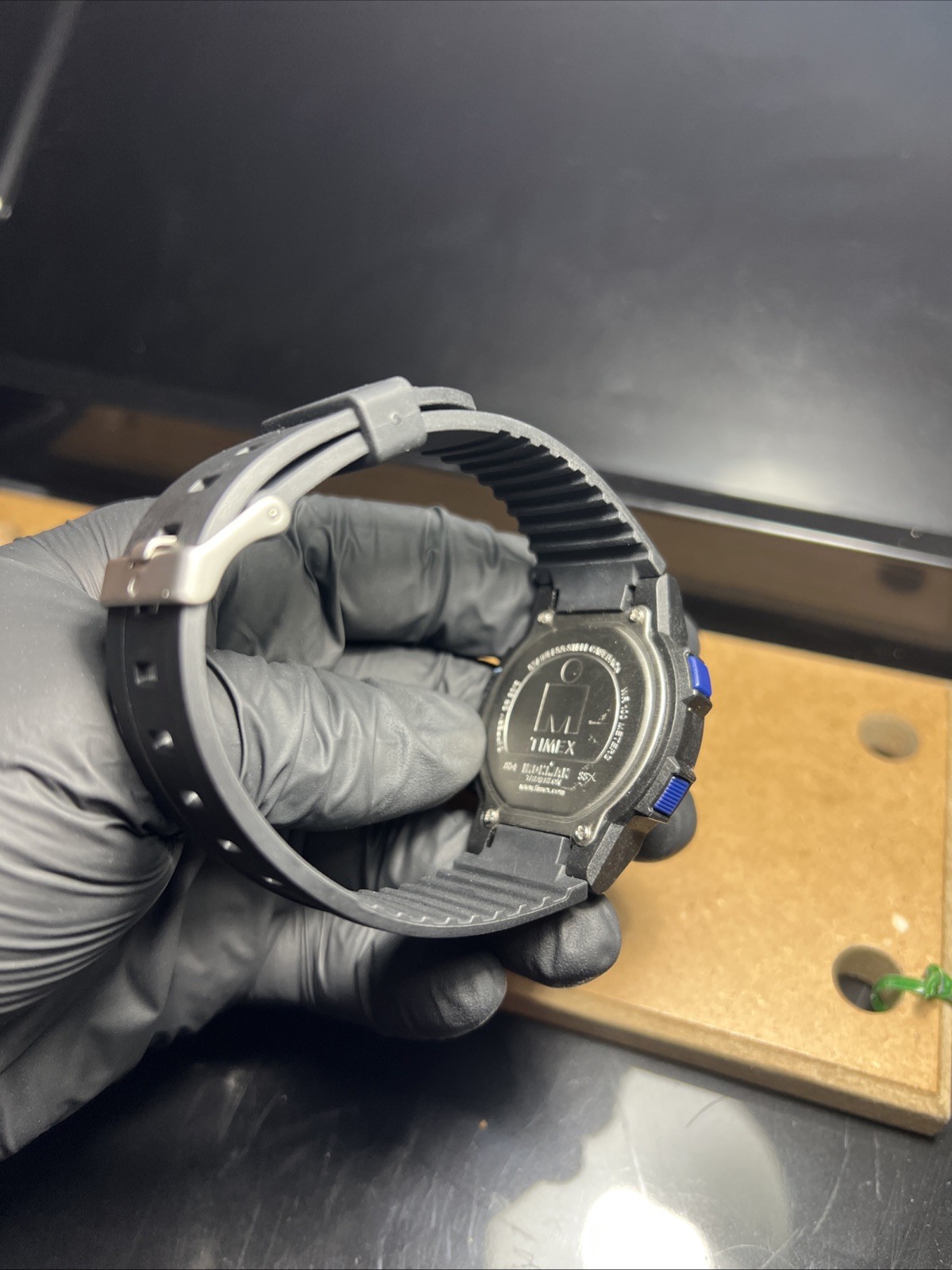 Timex Ironman Watch Men Indiglo 39mm Black Digita… - image 4