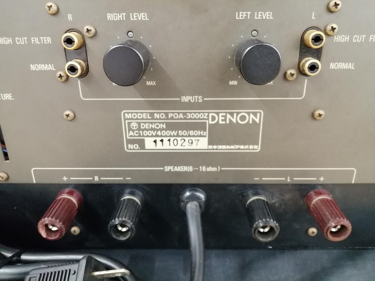 Denon Poa-3000Z Power Amplifier | eBay