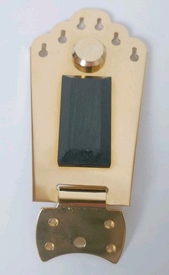ABM Gold Gypsy Style Guitar Tailpiece NOS - Does not include Mounting Screws