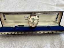 Vintage Gruen Precision 25 Jewels Autowind Date 14K Solid Gold 15g Serviced