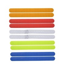 Car Anti-Collision Sticker Set Rearview Mirror Reflective Strip for Automobile