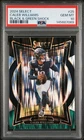 2024 Panini Select Concourse Caleb Williams  Black & Green Shock Prizm  PSA 10