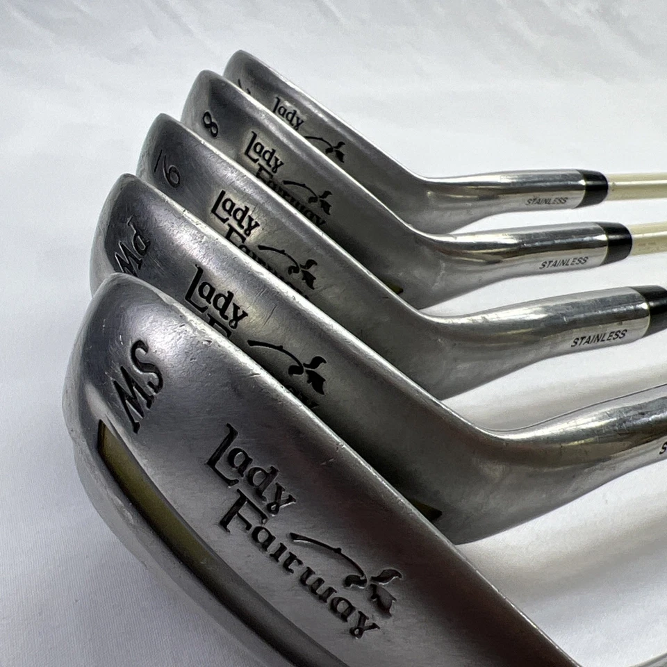 Lady Fairway Hybrid RH Set 7 8 9 PW SW Pitching Sand Graphite Shaft - Image 2 of 4