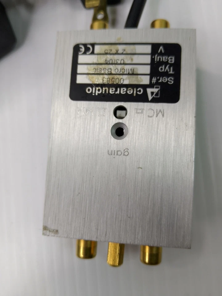 Clearaudio Micro Basic MC MM Phono EQ Preamplificador y Fuente de Alimentación - FUNCIONA Foto 2 de 4