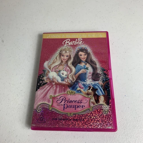 Barbie The Princess and the Pauper Dvd Movie Region 4 Pal Free Postage