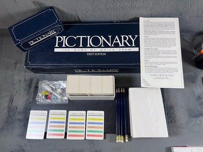 Pictionary First Edition New The Game Of  Quick Draw 1985 Original Vintage