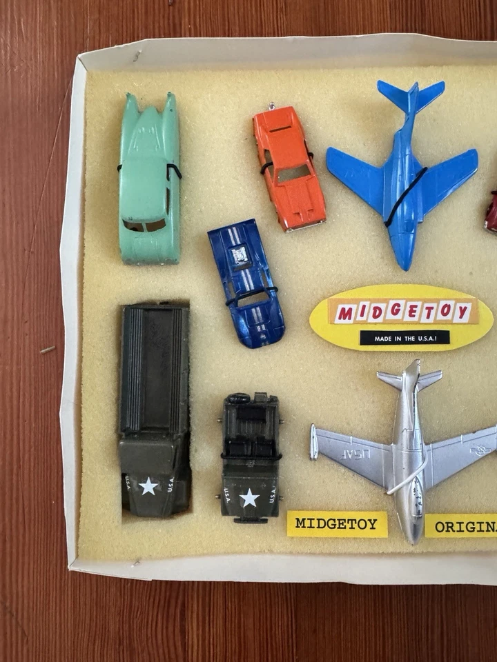 Midgetoy Coleccionable Serie 2 Conjunto Parcial Coches Diecast Aviones Vehículos Militares Foto 2 de 4
