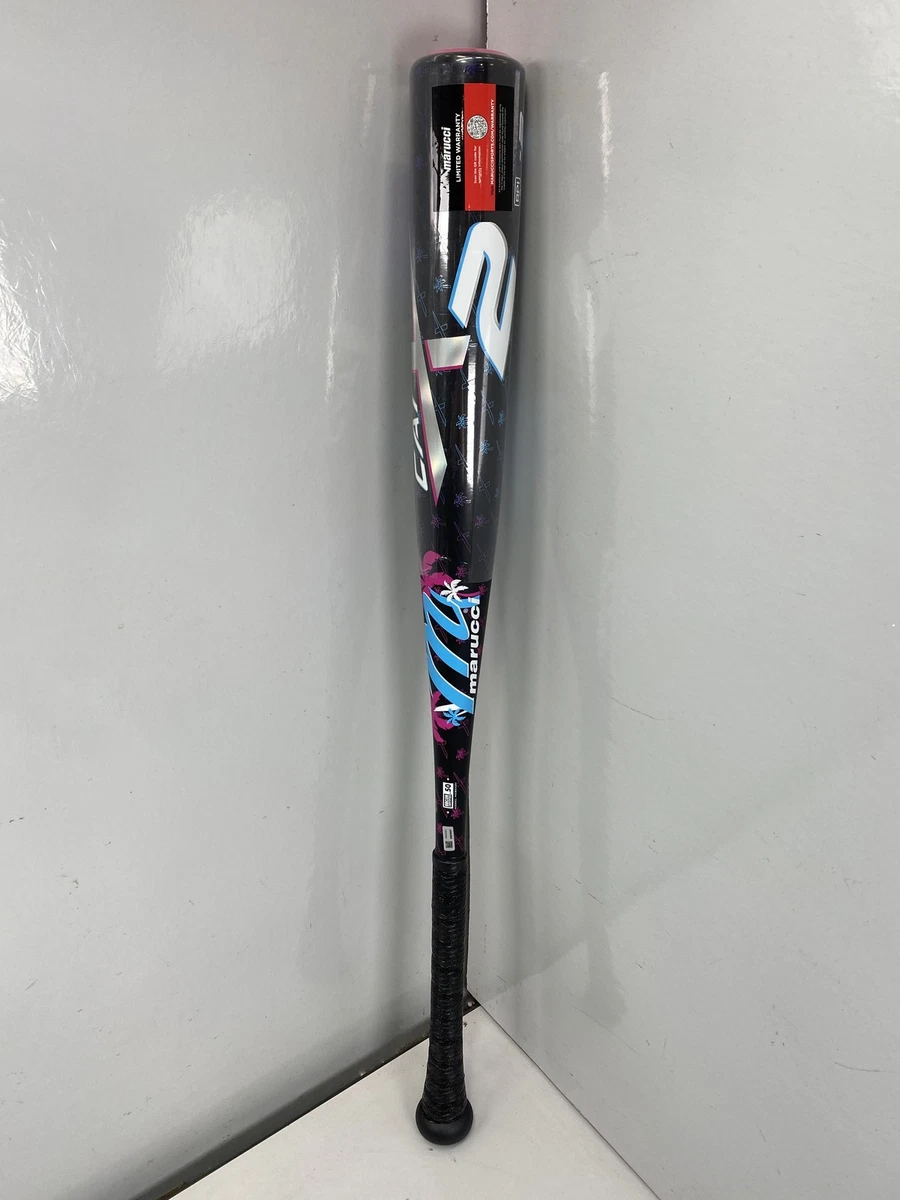 Batte De Baseball Marucci CatX2 – 34 Pouces, 31 Oz, Composite Carbone, Argent