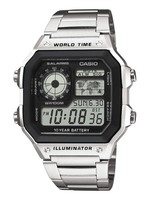 Casio Casio Collection Silber Herren Armbanduhr AE-1200WHD-1AVEF