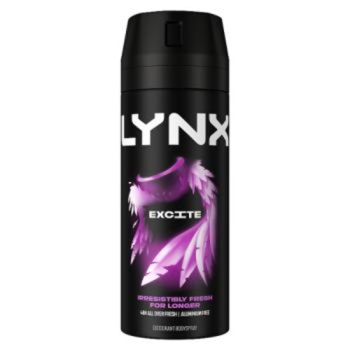 Lynx Body Spray Deodorant, Excite,150Ml - Image 2