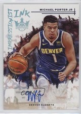 2022-23 Court Kings Impressionist Ink Sapphire 15/25 Michael Porter Jr Auto 14mf