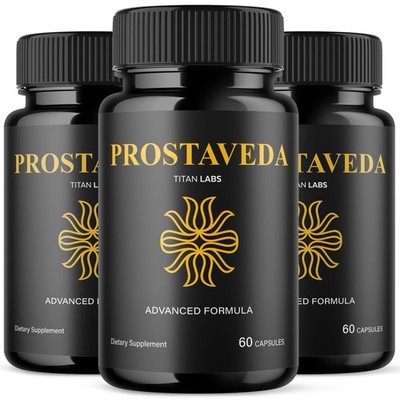 (3 Pack) Prostaveda Advanced Prostate & Bladder Support Prosta Veda 180 Capsules