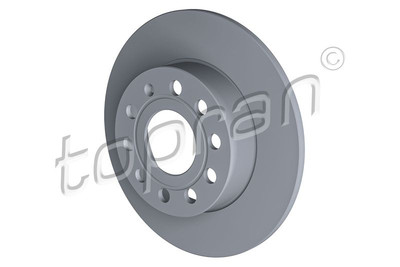 2x TOPRAN 110079 Bremsscheibe hinten für AUDI SEAT SKODA VW