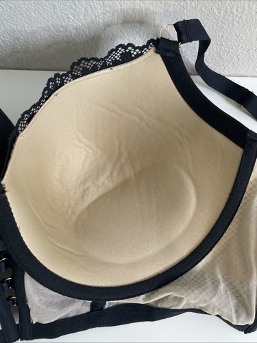 Cacique Bra Size 42 F Boost Balconette Long Line Lace Underwire DDD Lane Bryant - Picture 6 of 11