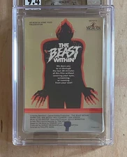 Sealed MGM Horror Betamax THE BEAST WITHIN (1982) CGC Pedigree Grade 9.4 A+