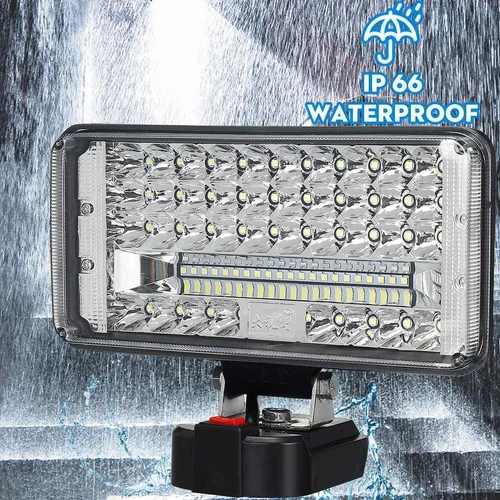 Für Makita 18V GBA Akku LED Arbeitsleuchte 55W Strahler Licht Taschenlampe DHL - Bild 7 von 23