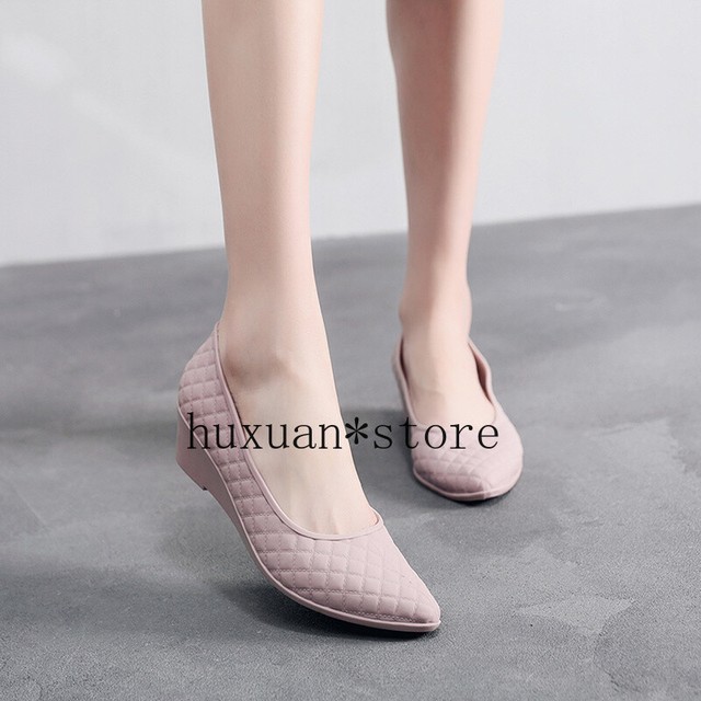 Plastic Flat Heel Wedge Heel Soft Bottom Pointed Toe Bag Toe Dance Sandals Shoes | eBay