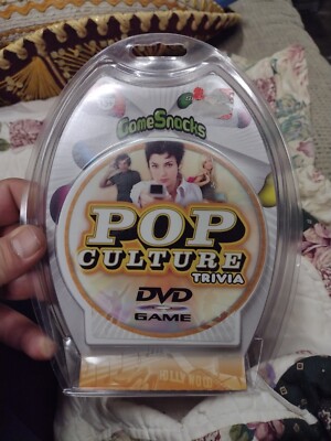 Pop Culture Trivia DVD Game 2006 - Game Snacks Snap TV 6 Games In 1 - Sealed New