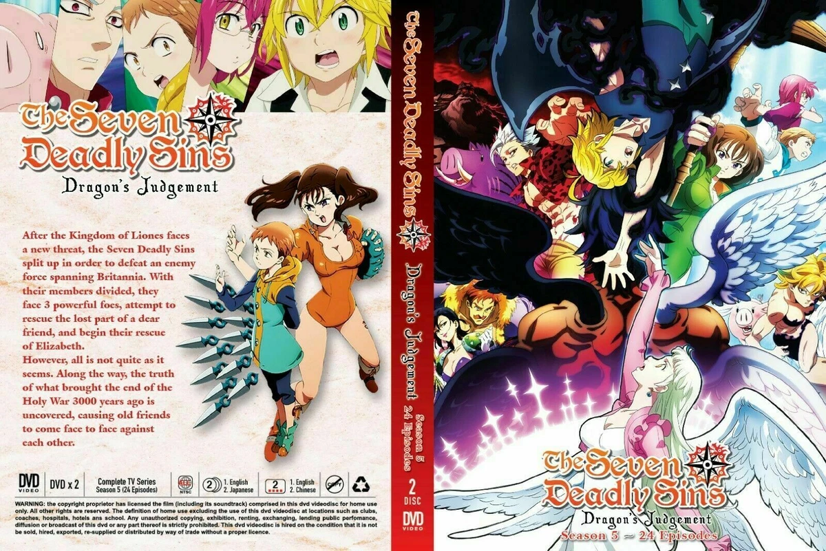 DVD Anime Nanatsu no Taizai Season 5: Fundo no Shinpan (1-24 End) English