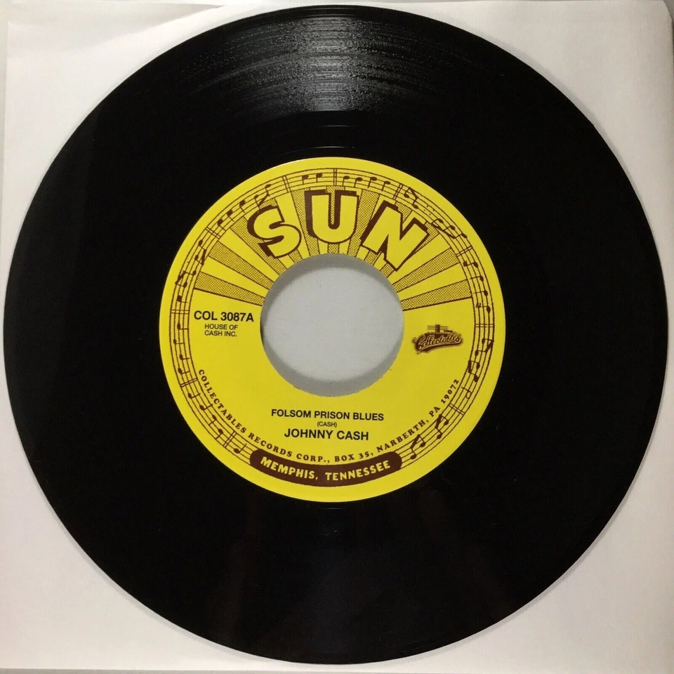 Johnny Cash - Folsom Prison Blues / I Walk The Line 45 MINT UNPLAYED - Image 3 of 4