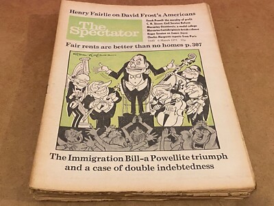 THE SPECTATOR MAGAZINE #7445 6/3/1971 HENRY FARLIE ON DAVID FROST'S AMERICANS
