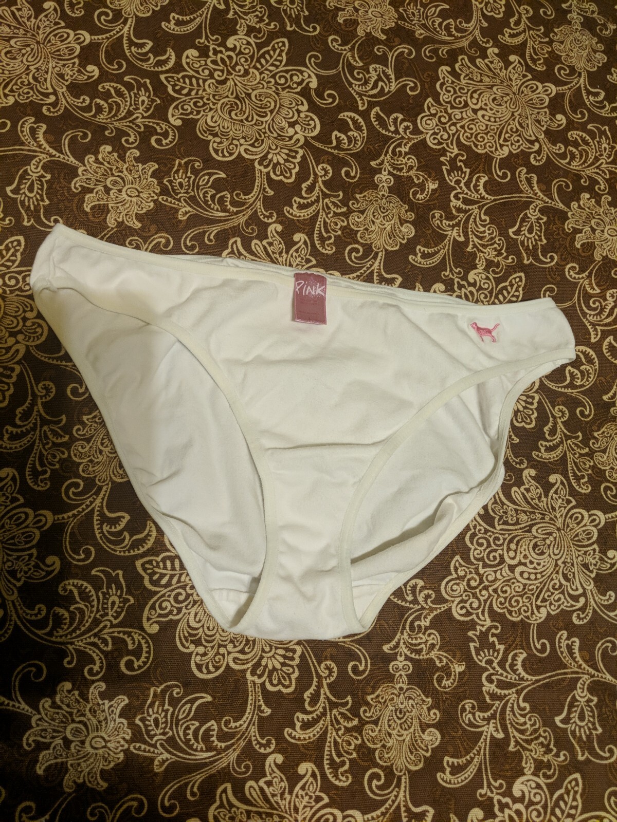 Vintage Victoria's Secret Cotton Pink Bikini Panties … Gem