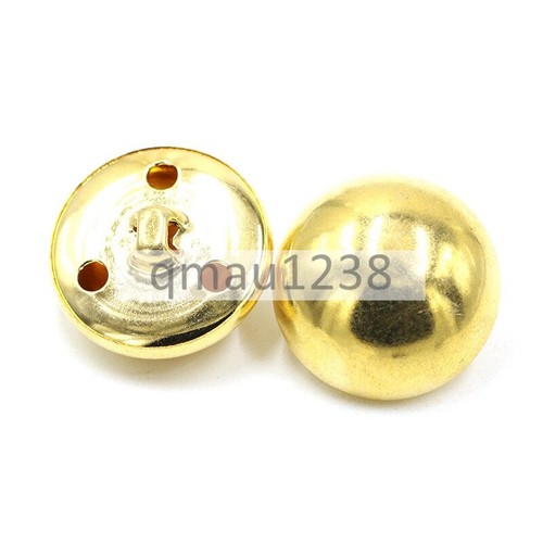 RETRO COPPER 15MM-25MM METAL SHANK BUTTONS ROUND COAT BAG TAILOR SEWING CRAFTS - Picture 6 of 17