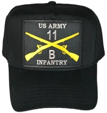 US ARMY INFANTRY CROSSED RIFLES 11B HAT INFANTRYMAN GRUNT COMBAT VETERAN