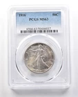 1916 Walking Liberty Half Dollar MS63 PCGS *1362