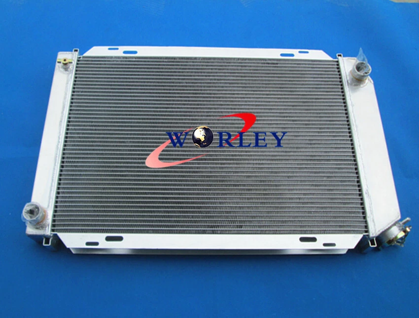 Radiador de alumínio + cobertura + ventiladores Ford Mustang GT / LX 5.0L V8 302 1979-1993 MT - Imagem 4 de 4