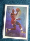 1990  NBA HOOPS ART MICHAEL JORDAN CARD #358 TEAM CHECKLIST