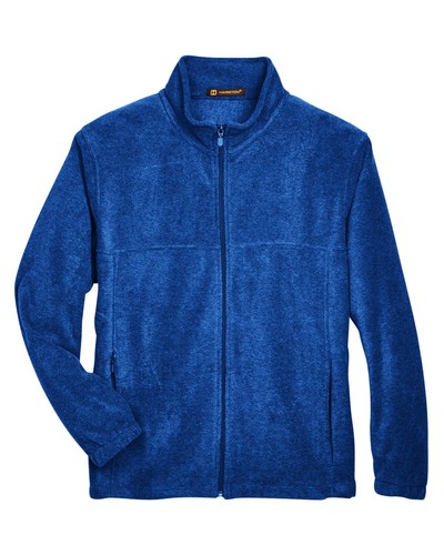 Harriton Mens Full-Zip Fleece Anti-pill jacket with zipper pockets M990 NEW SALE - Picture 20 of 24