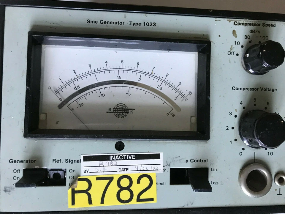 BRUEL & KJAER 1023,B&K TYPE 1023 SINE GENERATOR 1023 PLC CONTROLLER,AH - Image 2 of 4