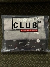 FTP  Pro Club 3-Pack Shirts Small FUCKTHEPOPULATION Black White Grey