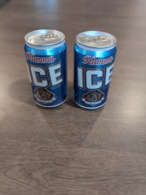 (2) Lot Hamms Ice 5.8% ALC/VOL  12 oz Aluminum Beer Can - CM380 Pabst Empty
